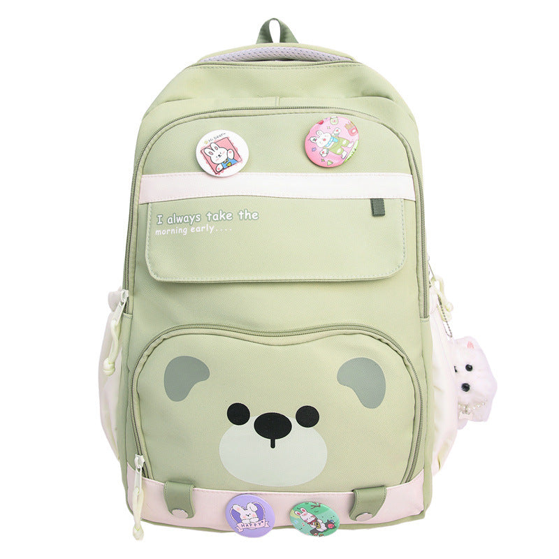 Cute Animal-Themed School Backpack Bowlift