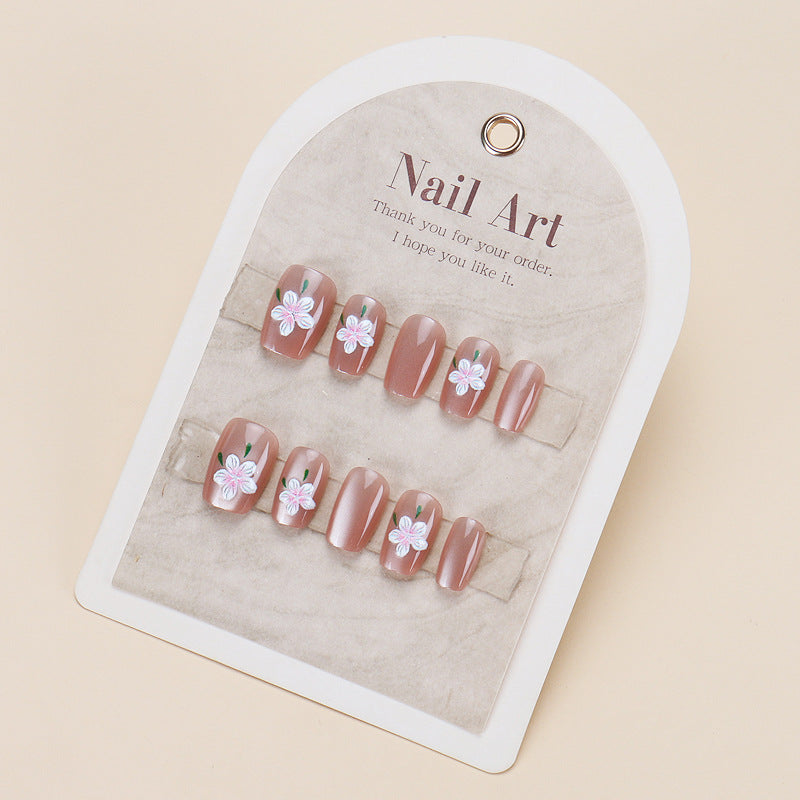 Themed Nail Art Press-On Nails with Cute Character and Bow Designs Bowlift