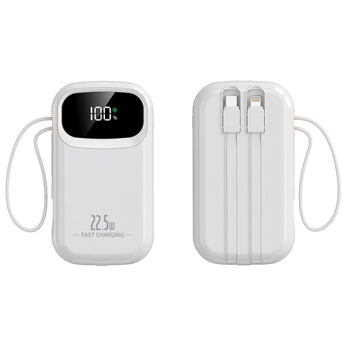 Portable power bank with fast charging connection and LCD display Bowlift