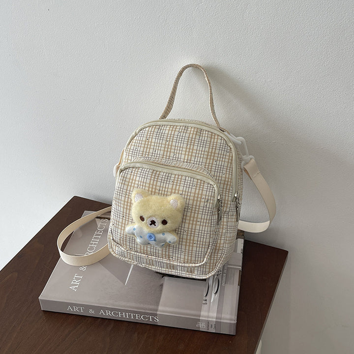 Cute Plush Animal-Themed Mini Backpack