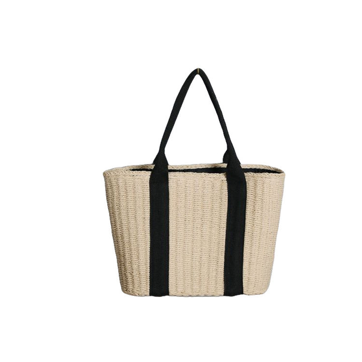 Durable basket bag with contrasting straps Bowlift