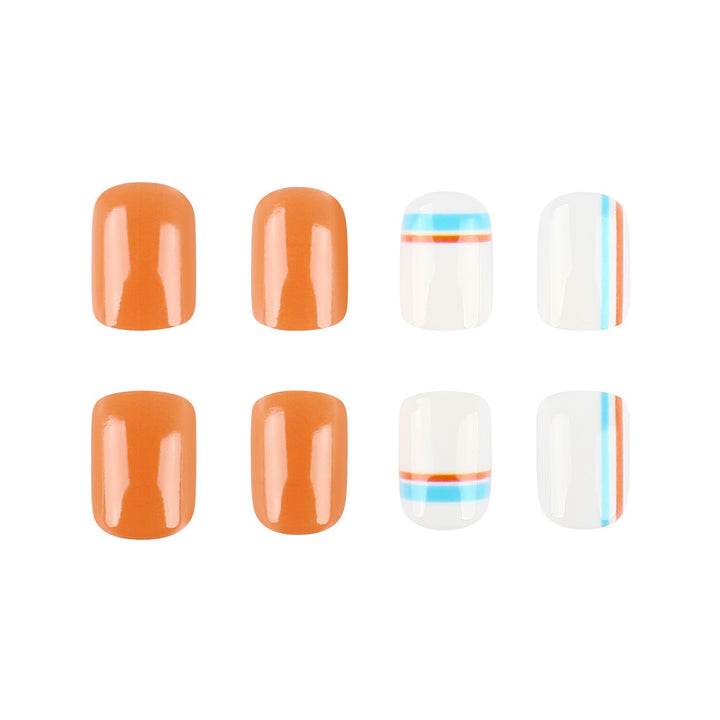 Trendy Geometric Nail Art Set Bowlift