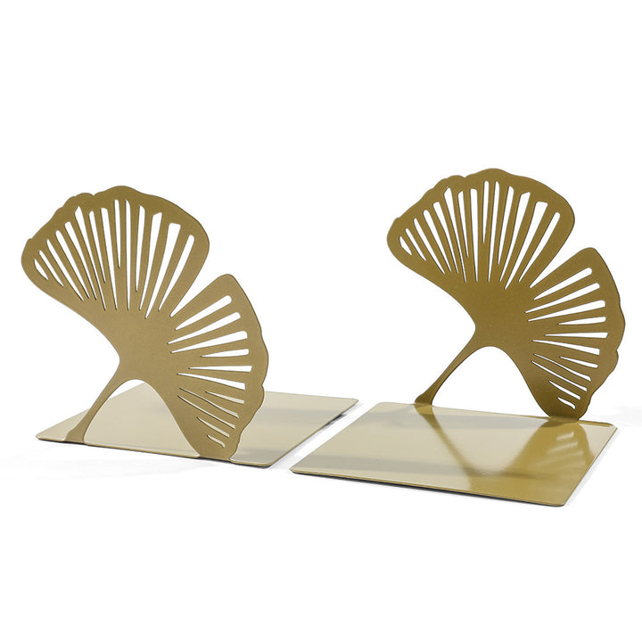 Ginkgo Leaf Decorative Bookends