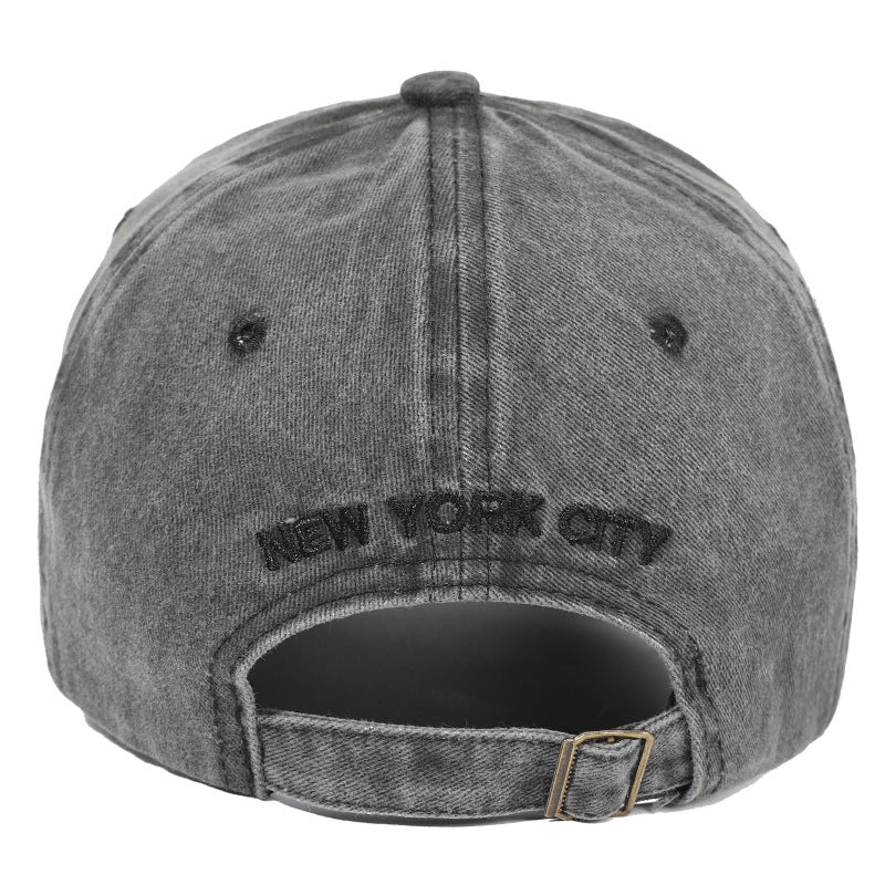 Men's Distressed Embroidered Dad Hat Bowlift