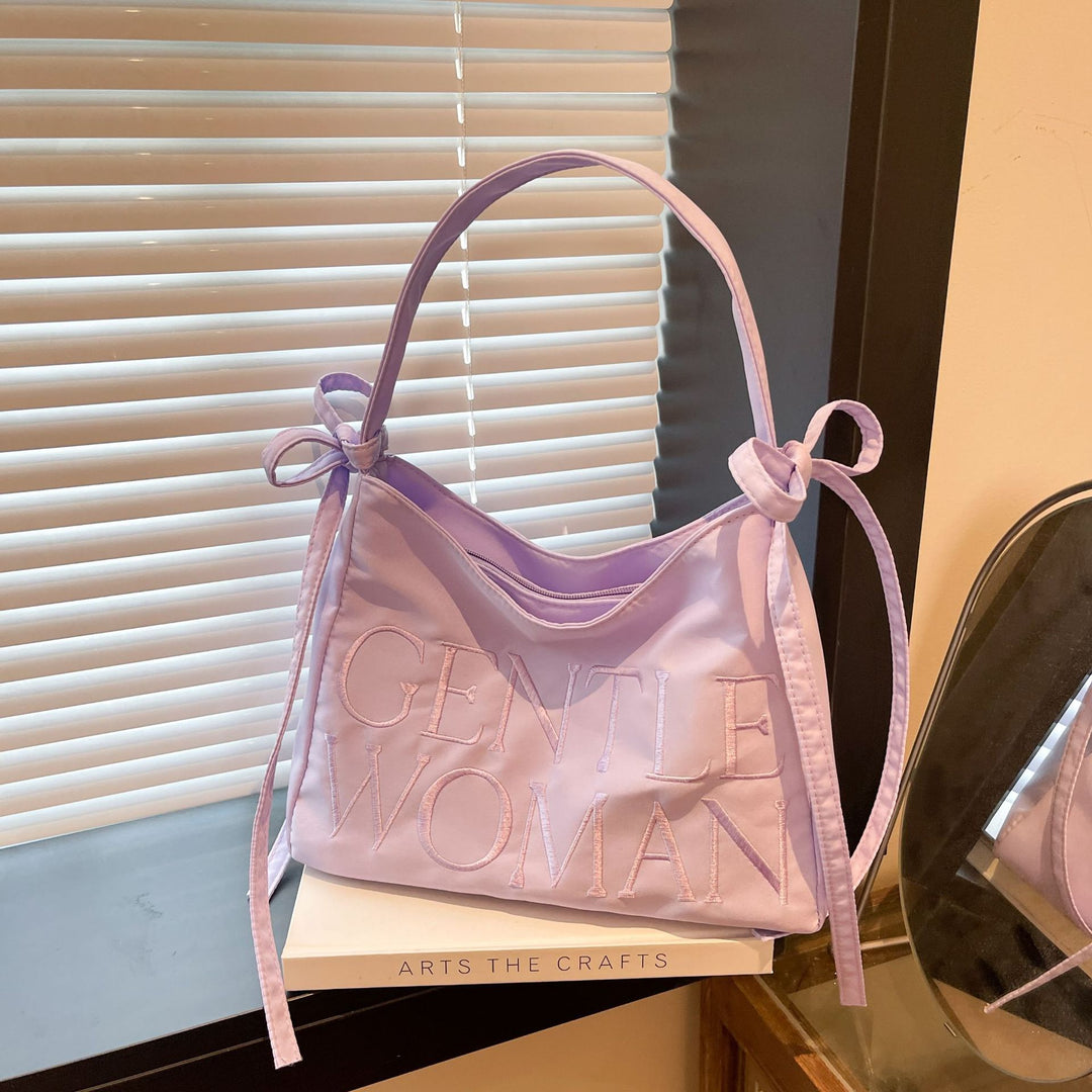 Stylish Satin Bucket Bag Bowlift