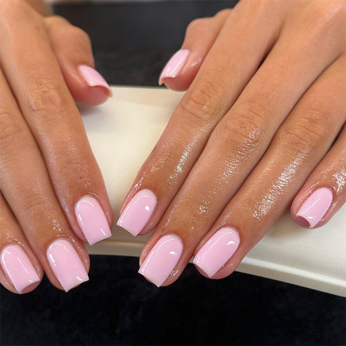 Artificial nail set with delicate and transparent finish Bowlift
