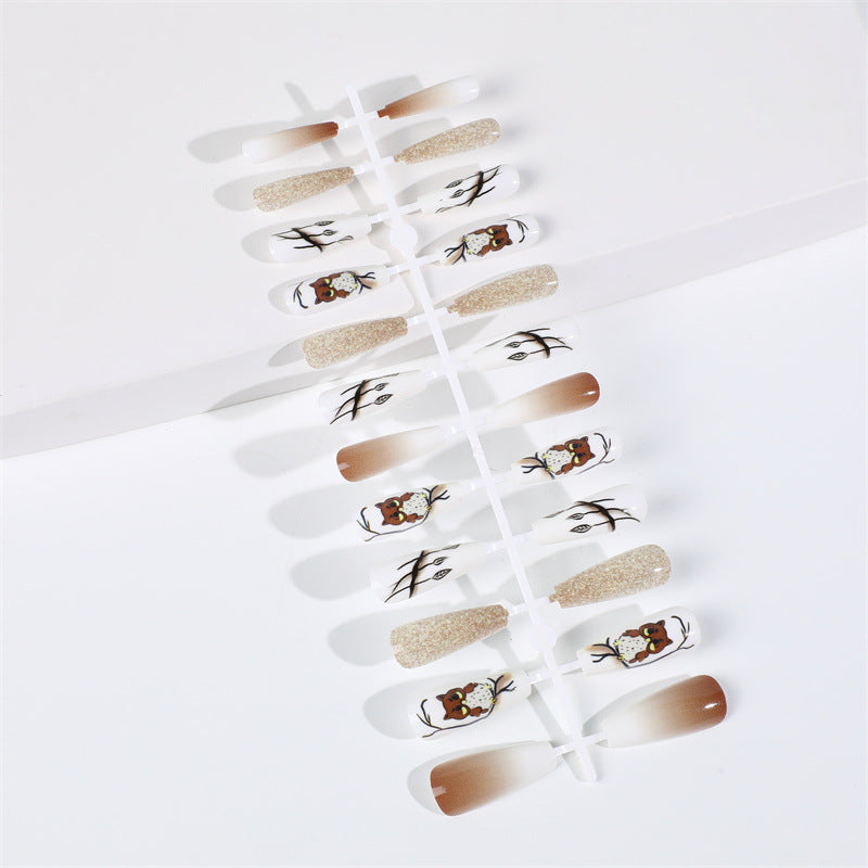 Creative animal design artificial nails Bowlift