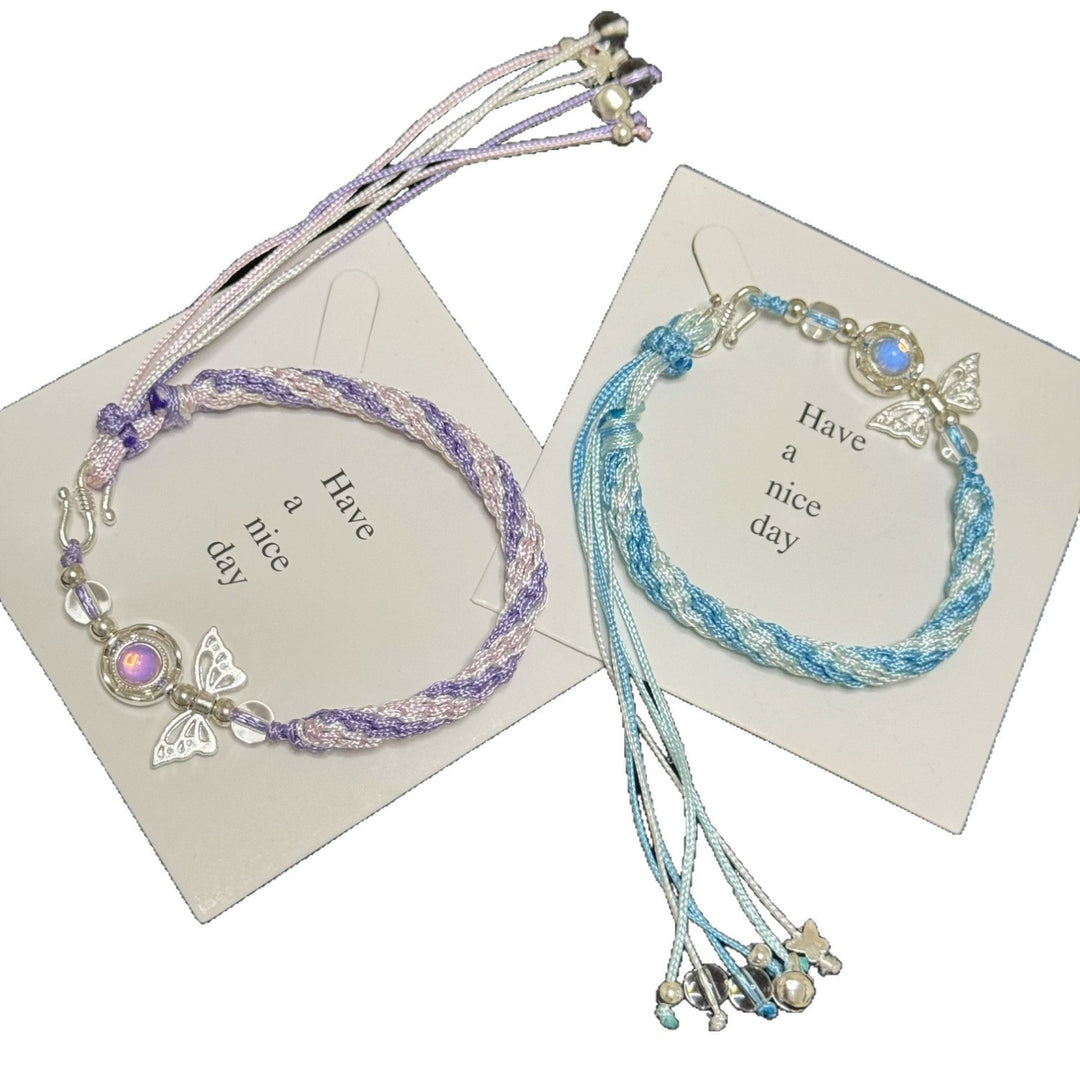 Butterfly Charm Adjustable Friendship Bracelet Bowlift