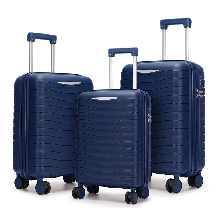 Hard Shell Suitcase Set with Innovative Pocket Organization Bowlift