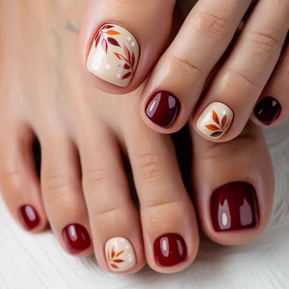 Elegant toenail art Bowlift