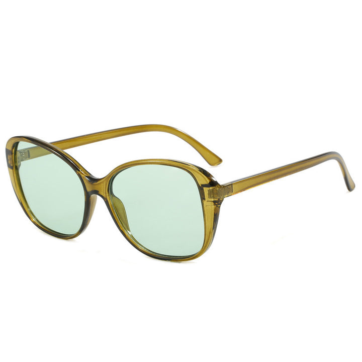 Women Vintage Sunglasses with Unique, Wide Frame Bowlift
