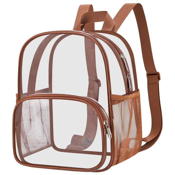 Unisex transparent everyday backpack with reinforced bottom and breathable straps Bowlift
