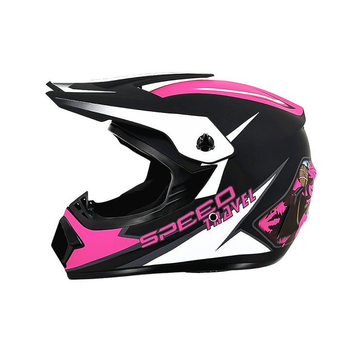 full-face motocross helmet with extended visor and reinforced chin guard Bowlift