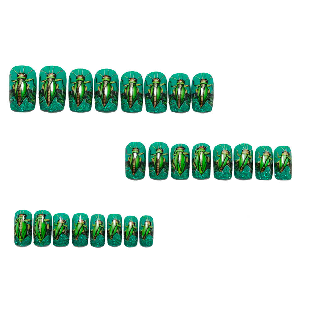 Artificial nails with creative grilling design Bowlift