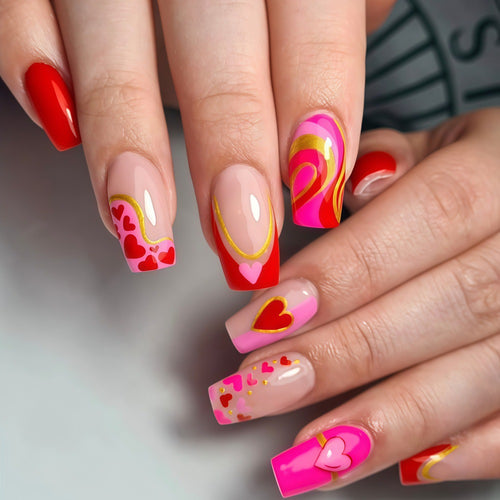 Artificial nails for creative Nail Art Bowlift