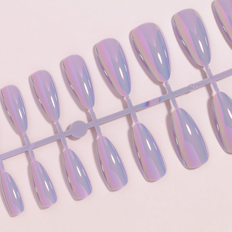 Premium Glossy Long Press-On Nails Bowlift