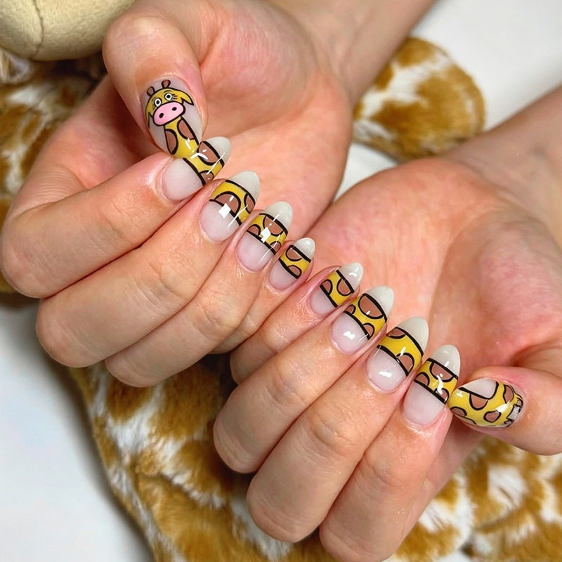 Creative Nail Art Set with Animal Design Bowlift