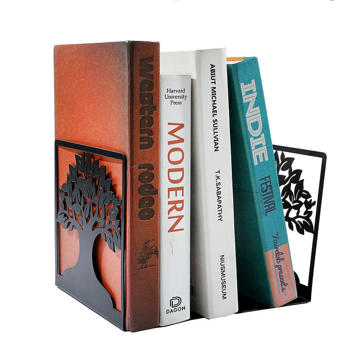 Decorative Metal Tree Design Bookends