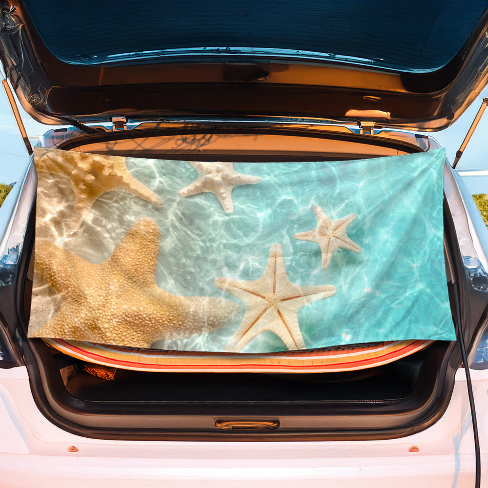 Luggage protection cover with maritime shell design Bowlift