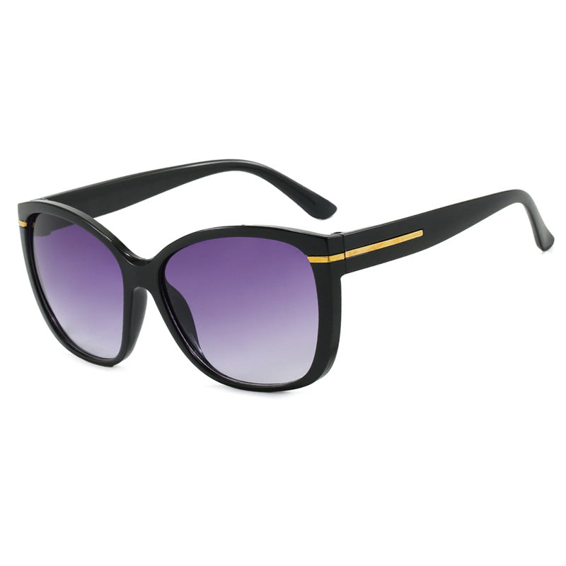 Women's oversized sunglasses with elegant plastic frame and protective UV filter Bowlift