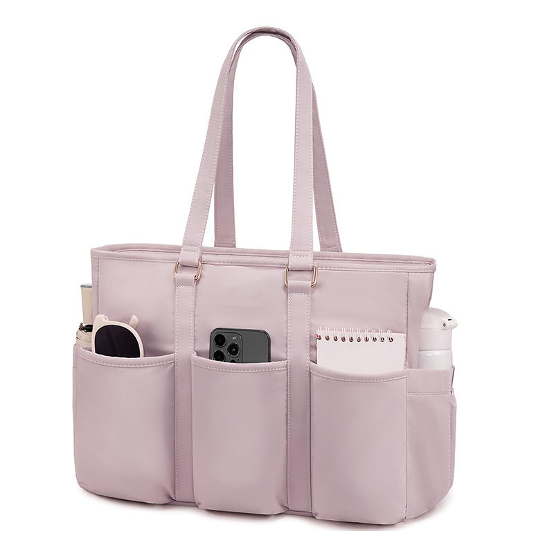 Spacious everyday tote bag with practical outer pockets Bowlift