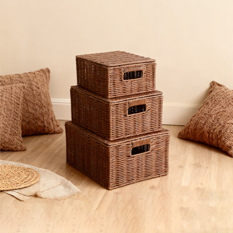 Women storage baskets made of woven material Bowlift