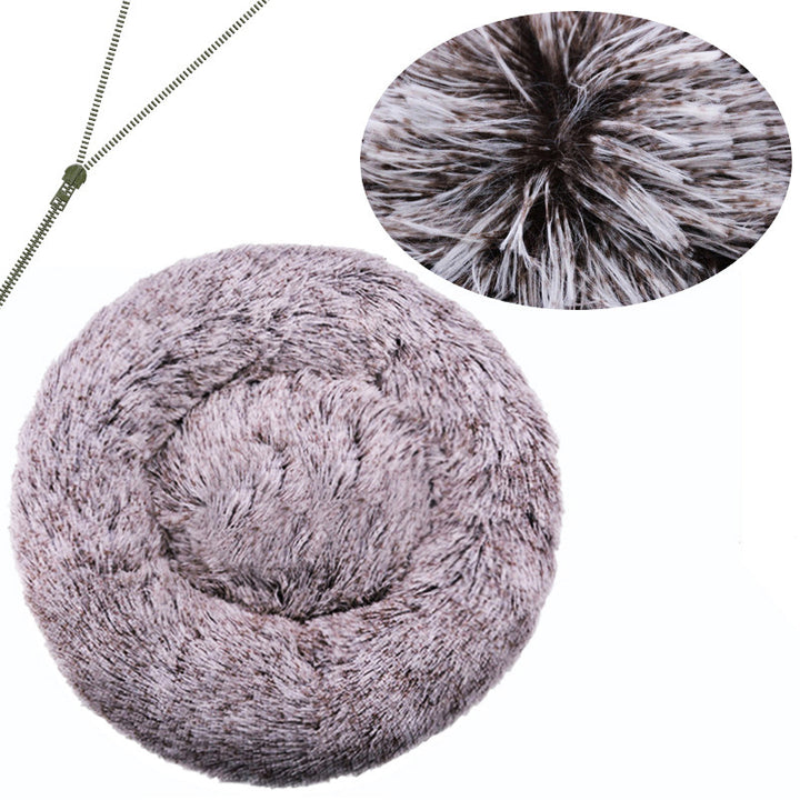 Plush Circular Dog Bed