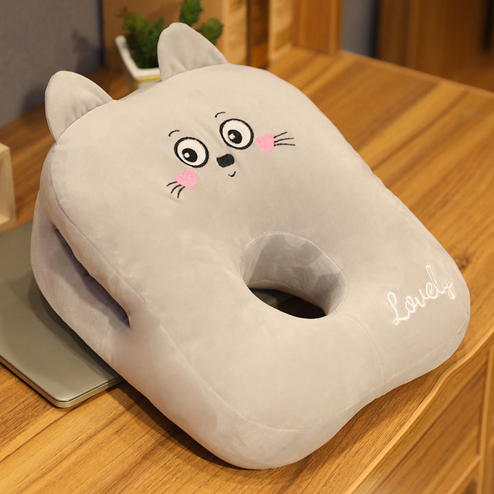 Comfortable seat cushion with ventilation Bowlift