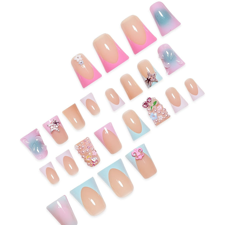 Decorative Resin Nail Art Extensions Bowlift