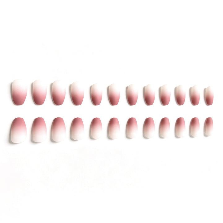 Elegant Ombre Acrylic Nail Extensions Bowlift