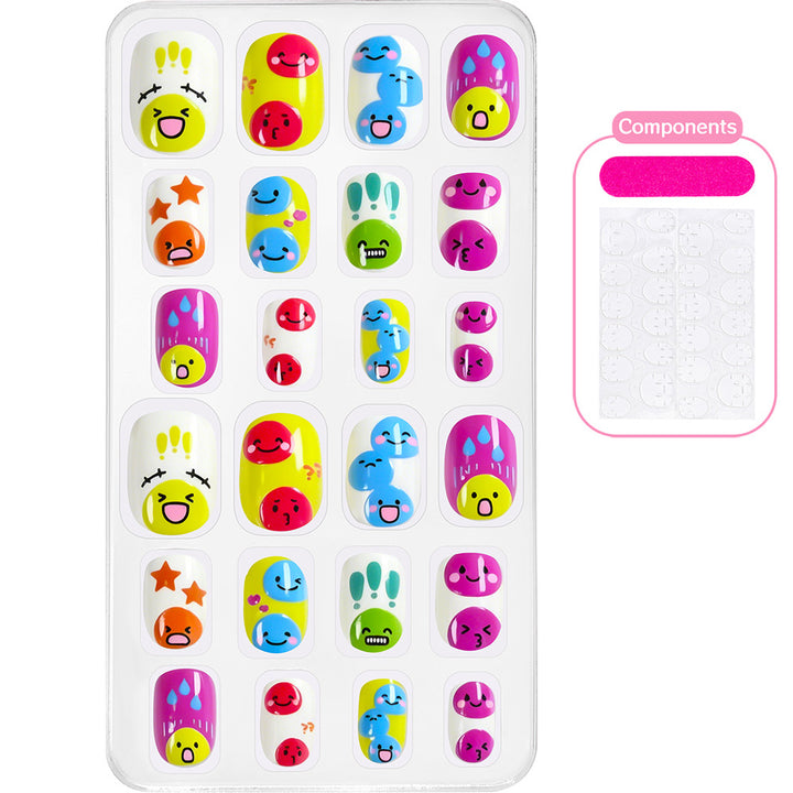 Creative Cartoon-Themed Press-On Nail Collection Bowlift