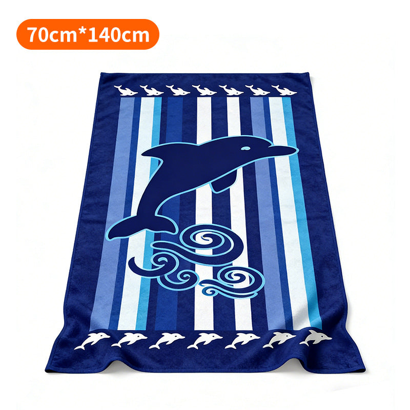Beach towel with maritime anchor design Bowlift