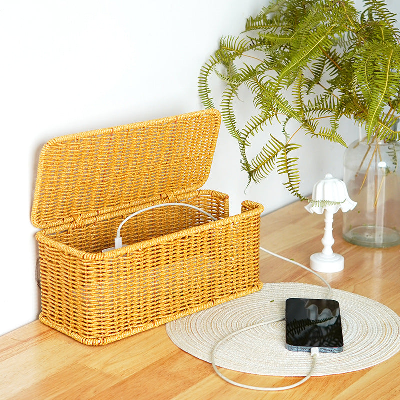 Storage Wicker Basket Bowlift