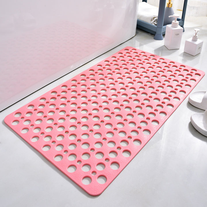 Drainage Bath Mat with Perforated Anti-Slip Surface Bowlift
