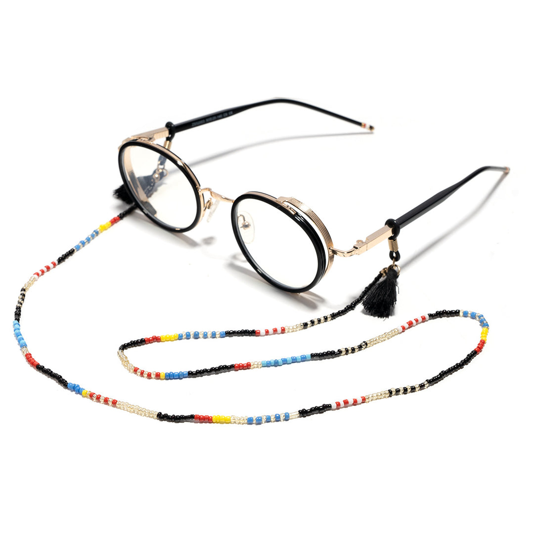 Beaded Eyewear Chain with Tassel Attachments Bowlift