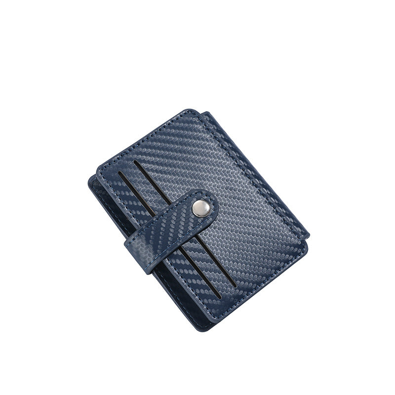 Carbon Fiber Textured Compact Wallet Bowlift