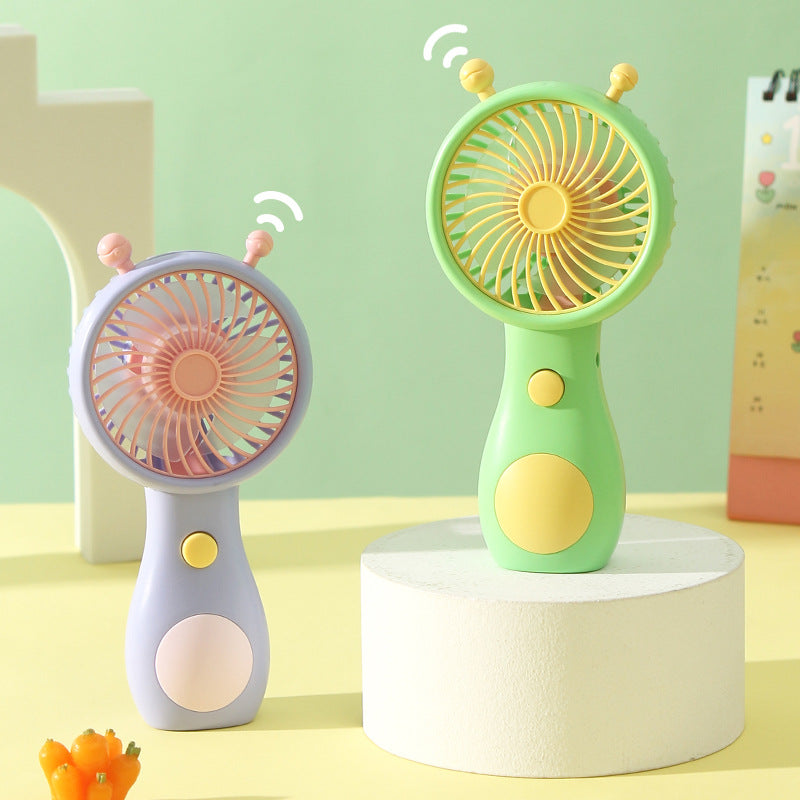 Women's portable hand fan with ergonomic design and quiet fan speeds Bowlift