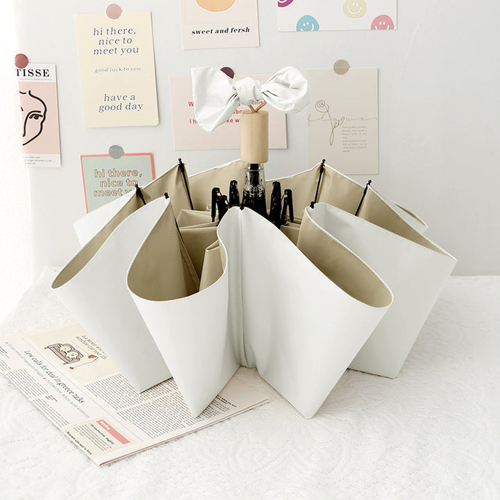 Women's Foldable Umbrella Holder with Multifunctional Design Bowlift