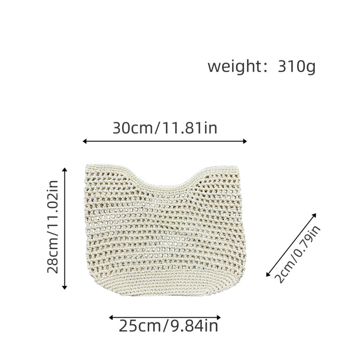 Net bag with durable leather handles Bowlift