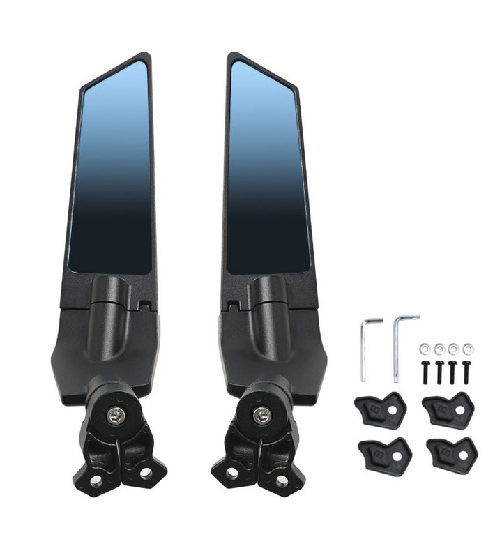 Adjustable motorcycle rearview mirrors with high-quality mounting system Bowlift