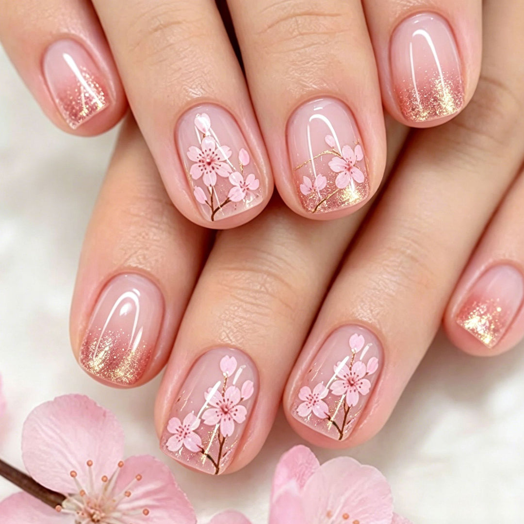 Elegant Floral Nail Art Design Kit Bowlift