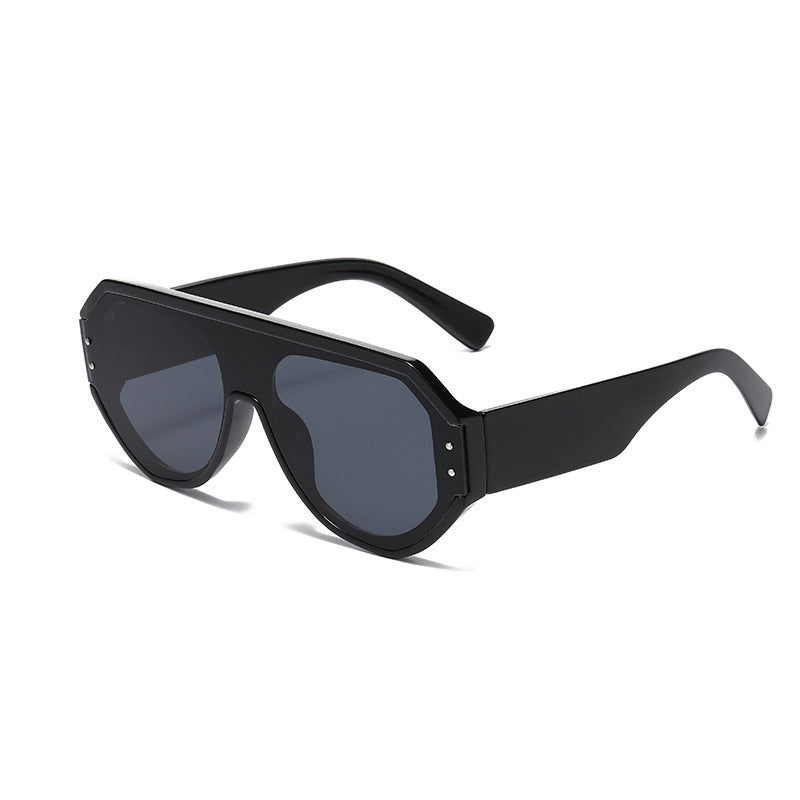 Men's Bold Frame Futuristic Sunglasses Bowlift