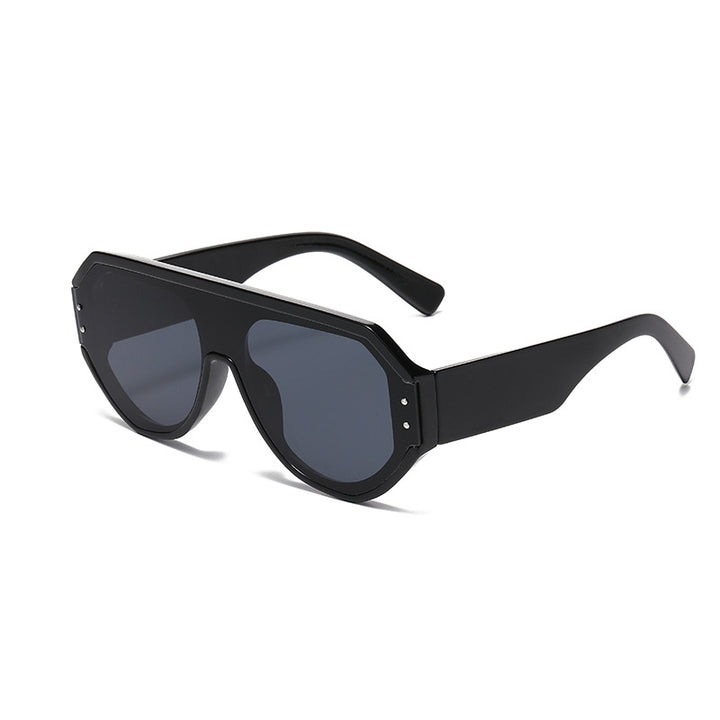 Men's Bold Frame Futuristic Sunglasses Bowlift