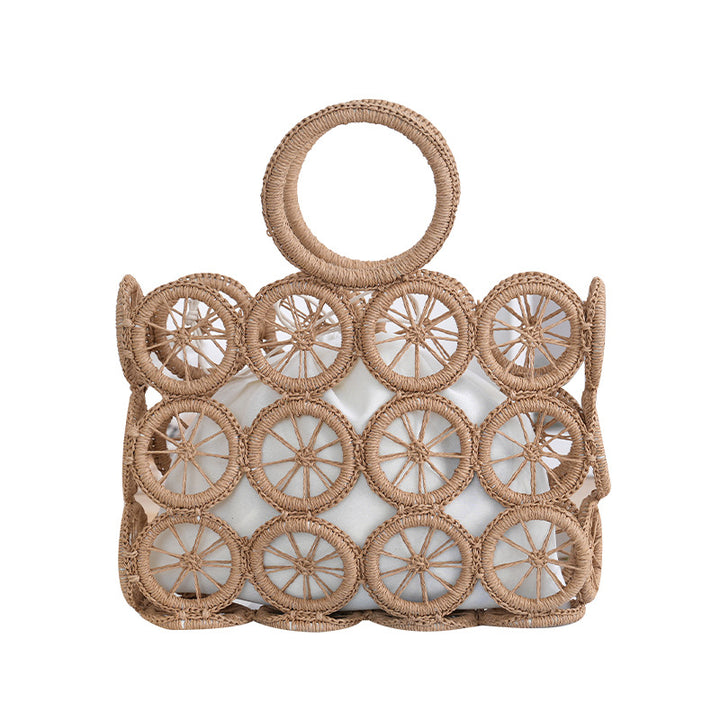 Handbag with elaborate circular details Bowlift