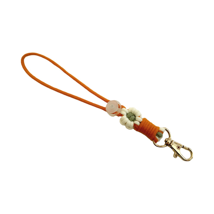 Floral Macrame Keychain Holder Bowlift
