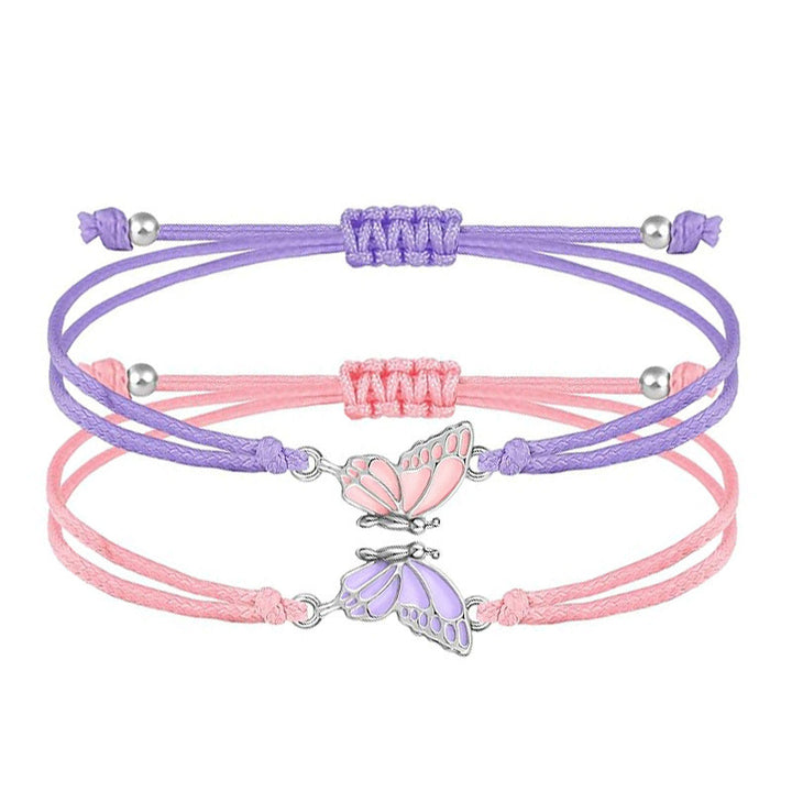 Butterfly Charm Necklace and Bracelet Set Bowlift