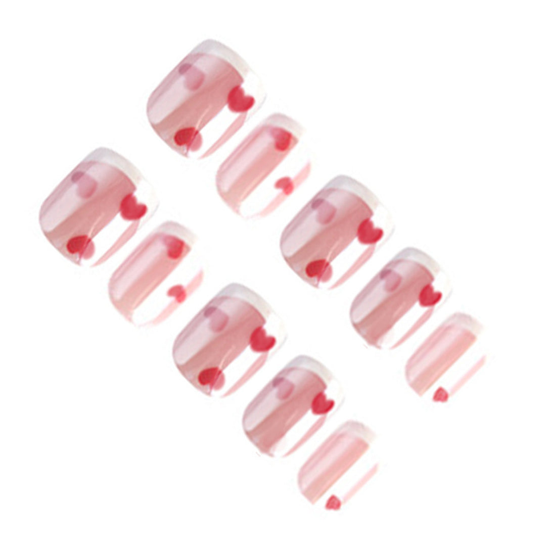 Heart-Embellished Nail Art Set Bowlift