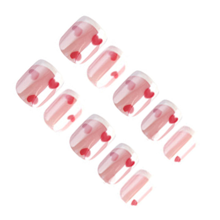 Heart-Embellished Nail Art Set Bowlift