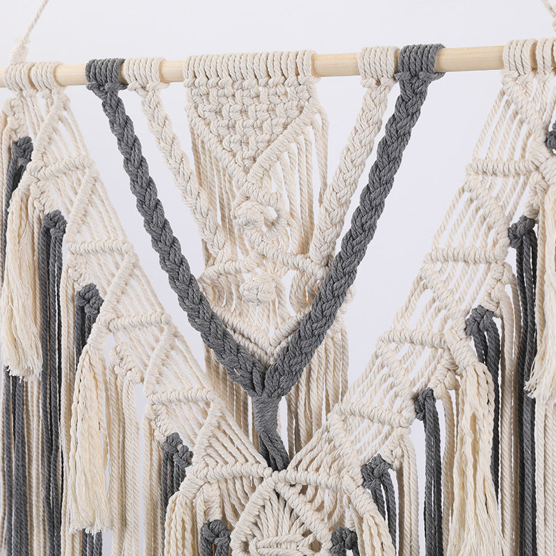 Macrame Wall Hanging with Fringes Bowlift