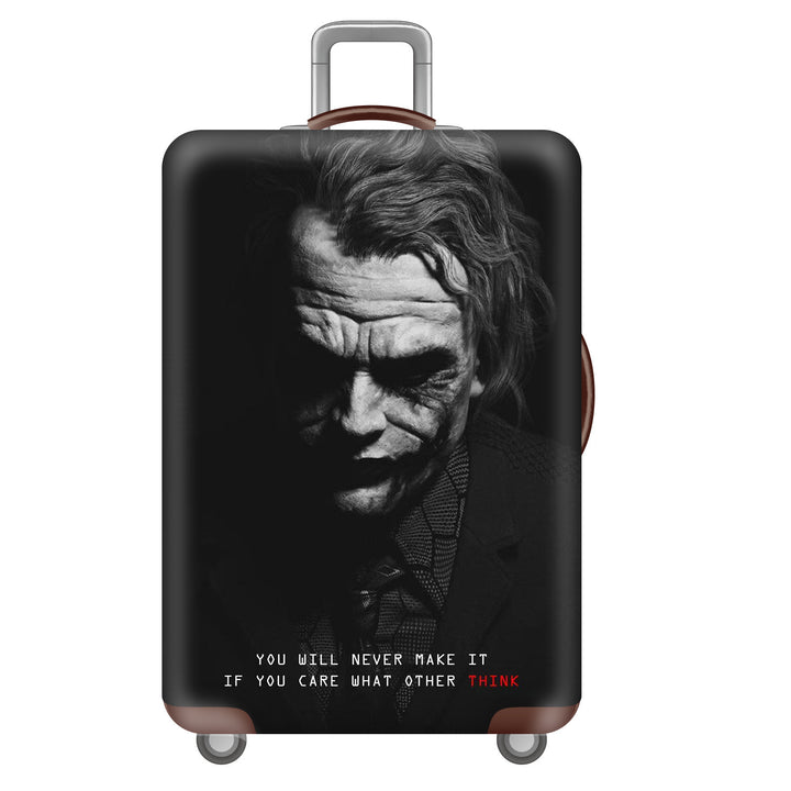 Unisex Hard Shell Suitcase with Creative Travel Motif Bowlift